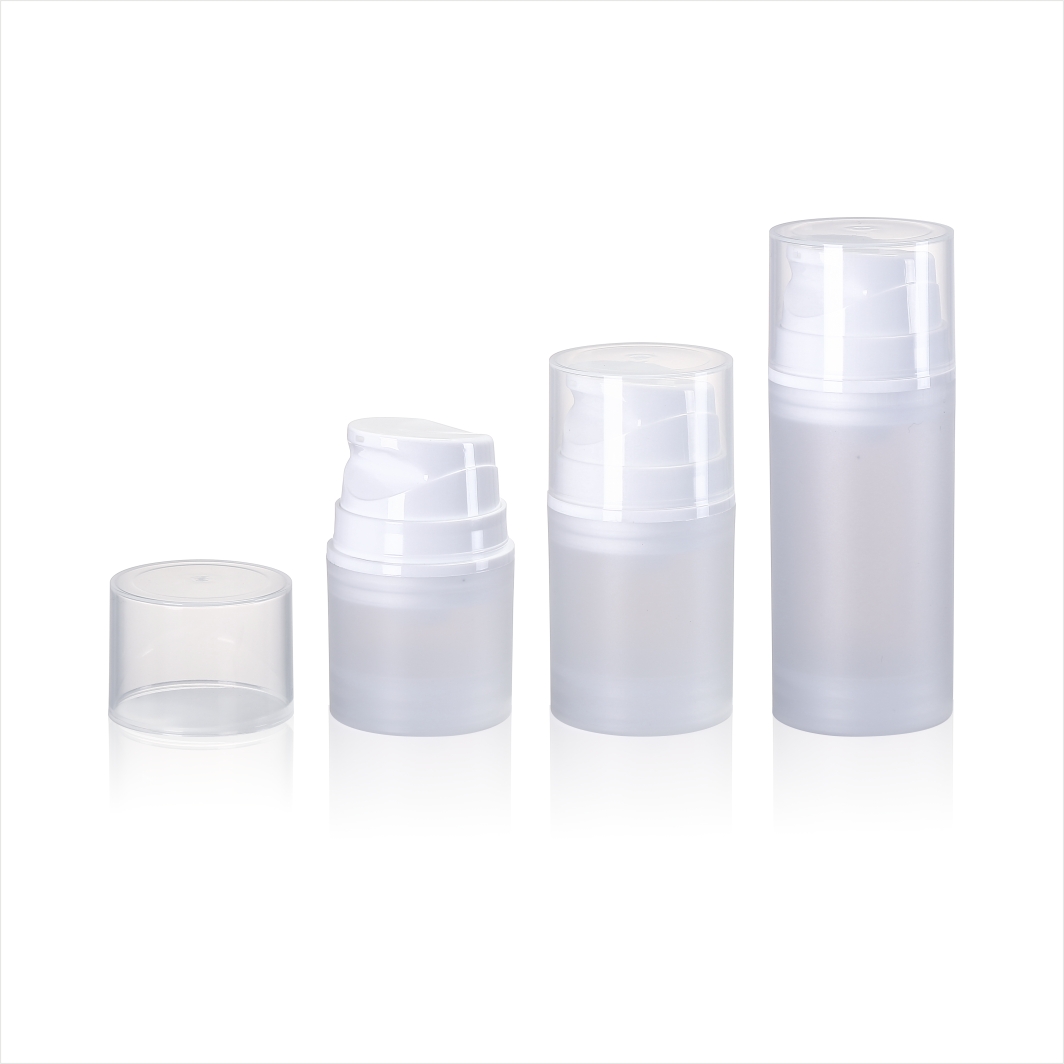 PP Airless Pump Bottle for Cream with Recyclable Single-Wall PP