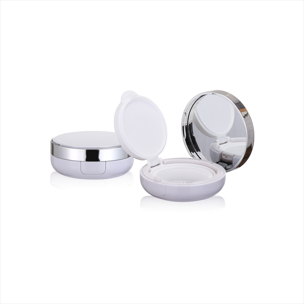 Refillable BB Cream & Foundation Air Cushion with Mirror for On-the-Go Use