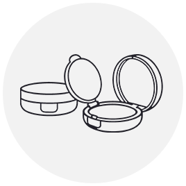 Plastic Cosmetic Jars